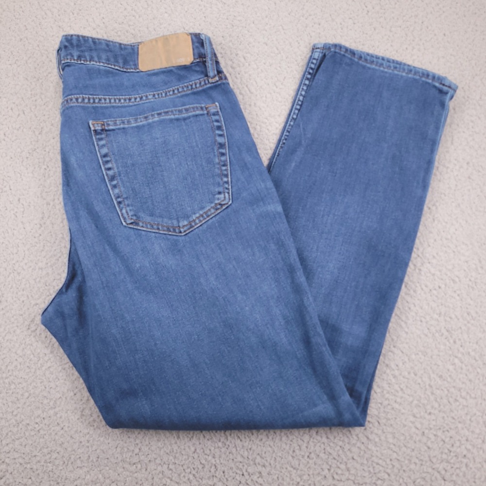 BONOBOS Jeans Mens Size 34x30 Athletic Fit Tapered Leg Lightweight Stretch Denim